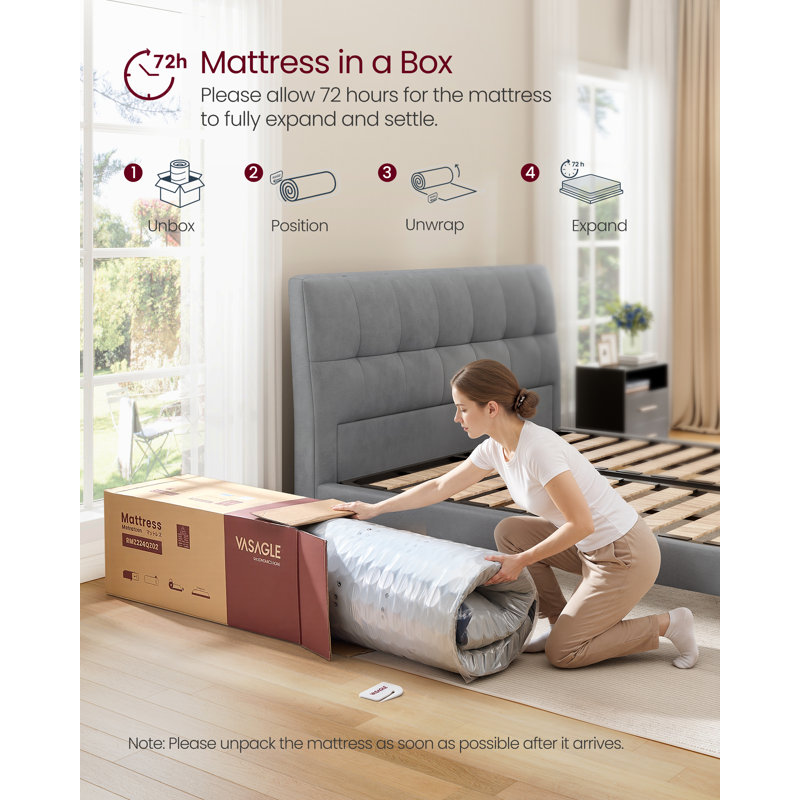 200x150x25cm LEDREM Cold Foam Mattress