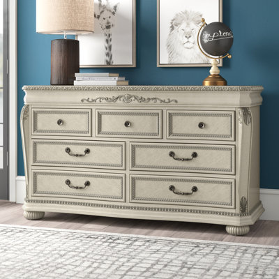 Commode double 7 tiroirs Aguon