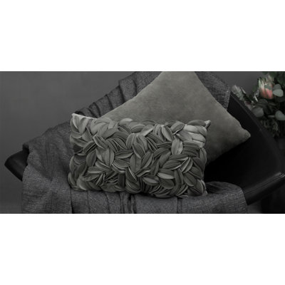 Embroidered Pillow Cover Decorative Floral Accent Pillow Case Home Decor Cushion Cover