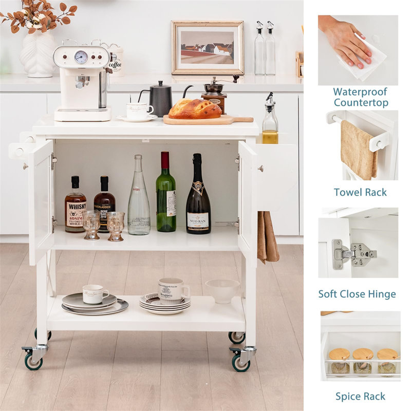 Hanny Wood Kitchen Island