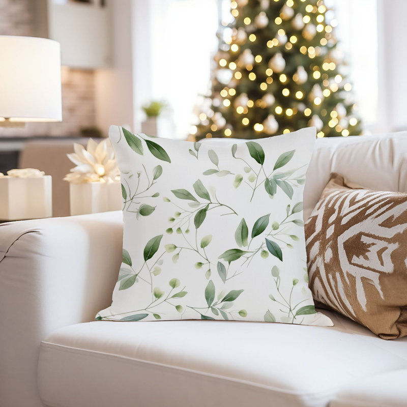Botanical Eucalyptus Leaves Pattern Leaf XIII, 20"H x 20"W