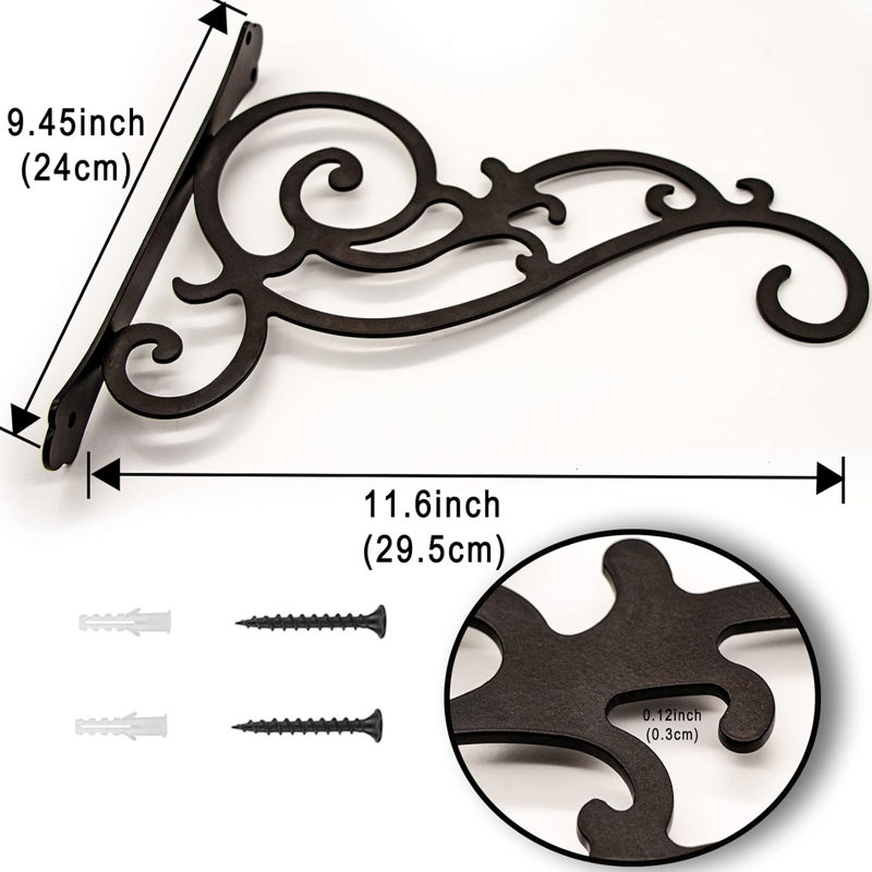 12-Inch,Wall Hook Hanging Plant Brackets