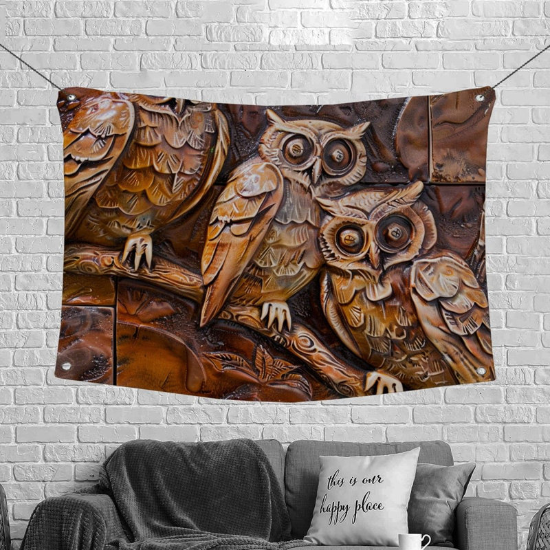 Tapisserie en microfibre, H 68 po x l 80 po