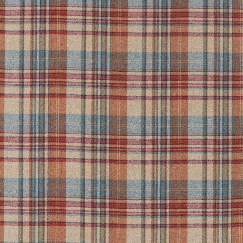 Bryndle Check Fabric, Russet/Amber
