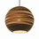 Scraplights Large Globe Recycled Cardboard Pendant Light - Sun