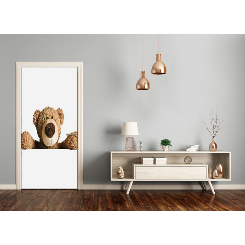 Teddy Bear Door Decal