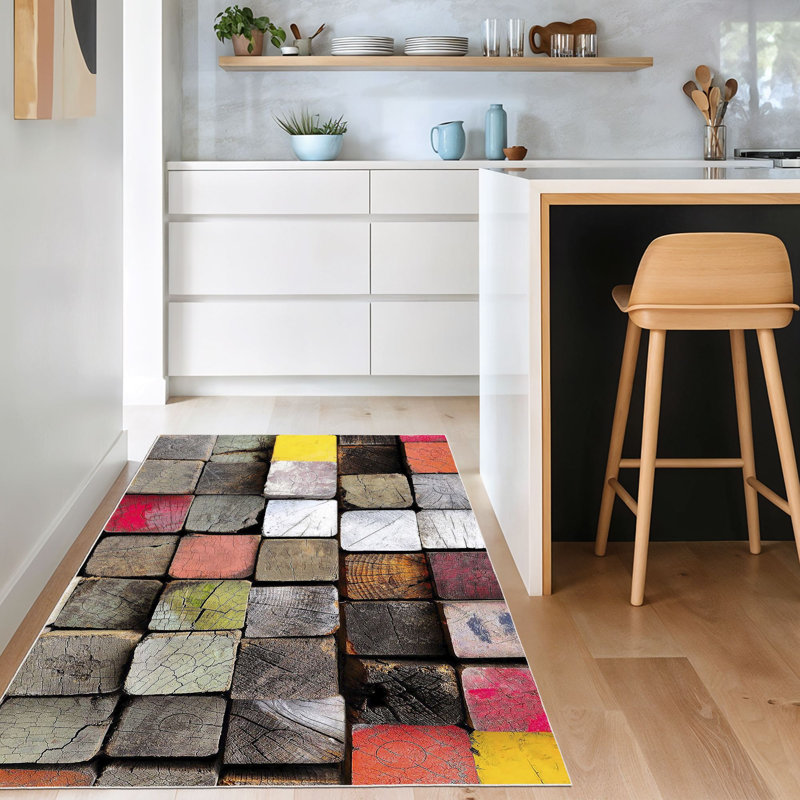 Soft & Durable Area Rug (23.6 x 39.4 inches), 100% Polyester, 650 g/m² | Non-Slip PVC Dot Underside, 0.3 in Pile Height | Machine Washable, 3D Digital Print | Ideal for Living Room, Bedroom & Play Areas