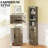 Narrow Cabinet,Tall Slim Bathroom Storage Cabinet-1809134536