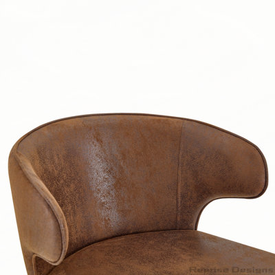 Chaise de bar moderne et rotative réglable, chaise pivotante avec dossier à ceinture, convient au comptoir de la cuisine et à la salle à manger, hauteur réglable, capacité de poids de 300 livres