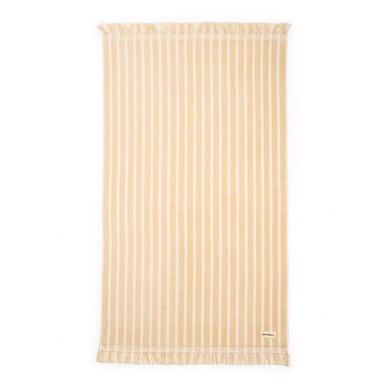 La serviette de plage, Monaco Natural Stripe