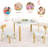 Seacliff Kids Solid Wood Rectangular Play Or Activity Table and Chair Set-1666215711