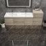 Ensemble de meuble-lavabo mural double 79 po Moreno Bailey
