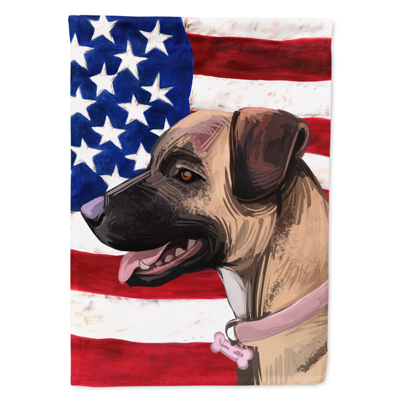 Polyester à 2 côtés 28 x 40 po drapeau maison, Treeing Tennessee Brindle
