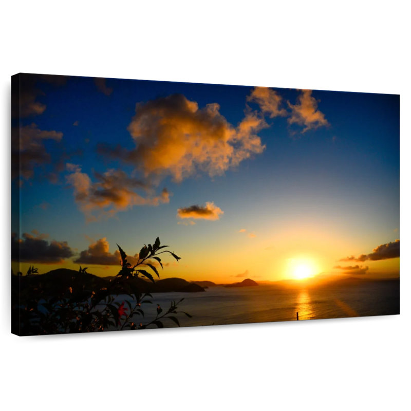 Gillard British Virgin Islands Sunset, 16" H x 24" W
