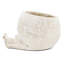La jardinière texturée beige sable et ciment 9,5 x 8,3 x 6 pouces, un accessoire décoratif pour votre pot à fleurs avec finition, ajoute un élément naturel à la pièce