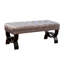 Banquette capitonnée à boutons, bancs de chambre rembourrés et repose-pieds
