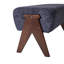 Banc rembourré de 38 po avec repose-pieds en chenille 38 po-1828257040