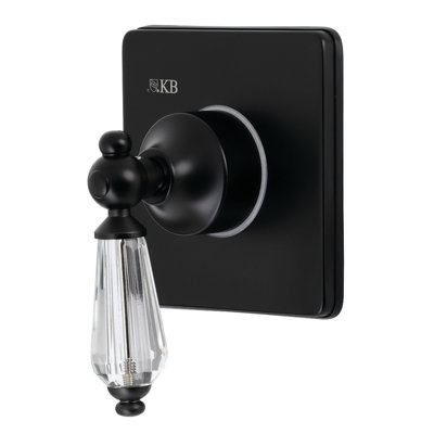 Kingston Brass Willshire Single-Handle Wall Mount Three-Way Diverter Valve with Trim Kit