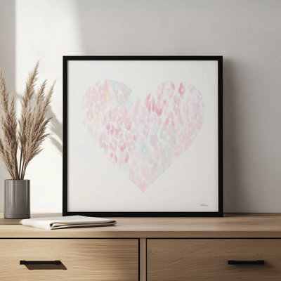 Leopard Skin Heart by Cat Thurman Designs Art Print
