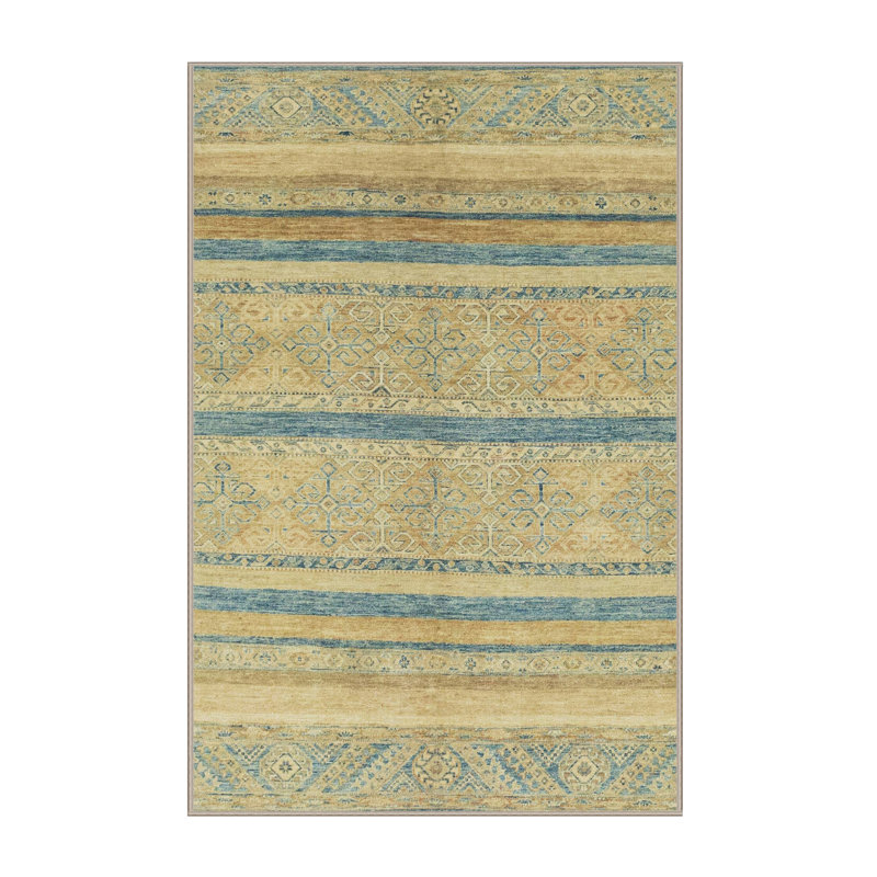 Abstract Indoor Rug, Rectangle 7' x 10'