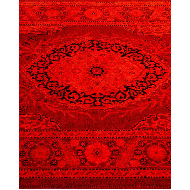 Tapis unique noué à la main Weirsky - Orange