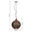 Mamaroneck 1 - Light Gold Sphere Pendant