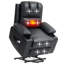Faux Leather Heated Massage Chair-1424519107