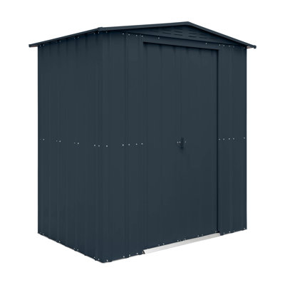Globel 6 X 4 Apex Green Metal Shed
