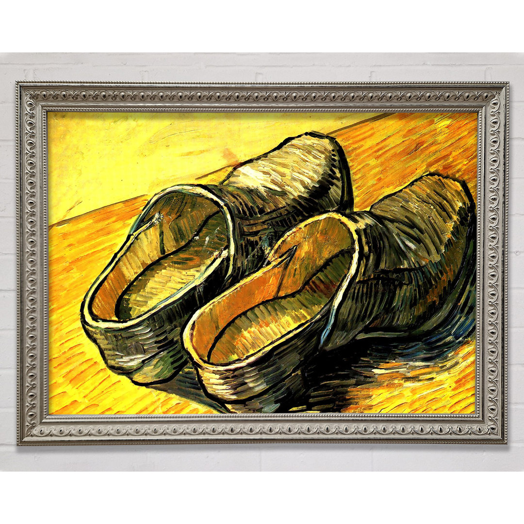 Ein Paar Lederclogs von Vincent Van Gogh - Einzelne Bilderrahmen Kunstdrucke