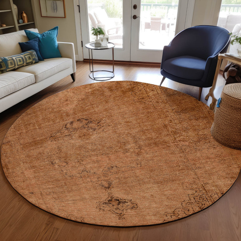 Tapis intérieur / extérieur Ayush, Rond 8 pi