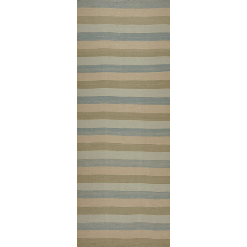 Striped Area Rug in Brown/Gray