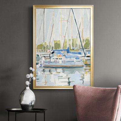 By the Bay II - Peinture sur toile encadrée