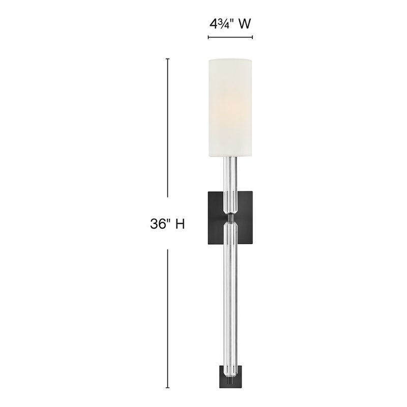 Anika 1 - Light Wallchiere, Black