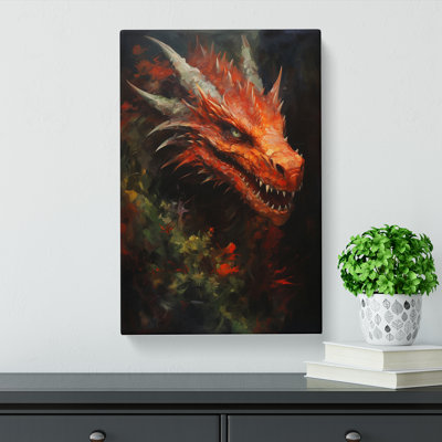 Dragon Expressionism - Print on Canvas
