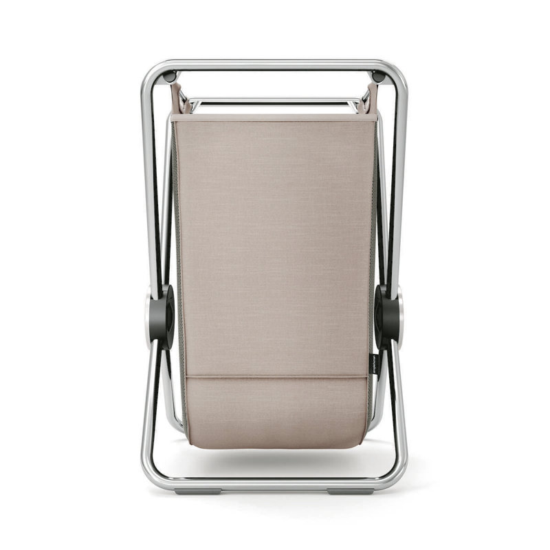 simplehuman single x-frame laundry hamper, chrome, Chrome, 75" h x 49.30" W x 41.80" D