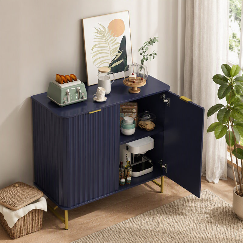 Buffet/meuble d'appoint à 2 portes