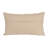 Cotton Slub Lumbar Pillow With Tufted Flowers