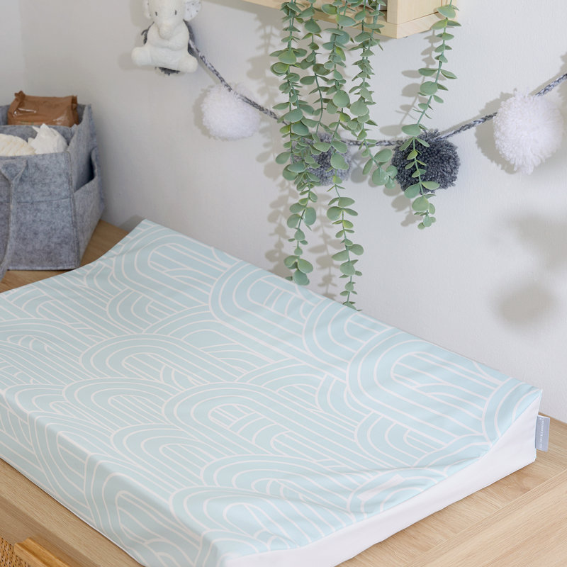 Anti-Roll Changing Mat - Melbourne, Blue