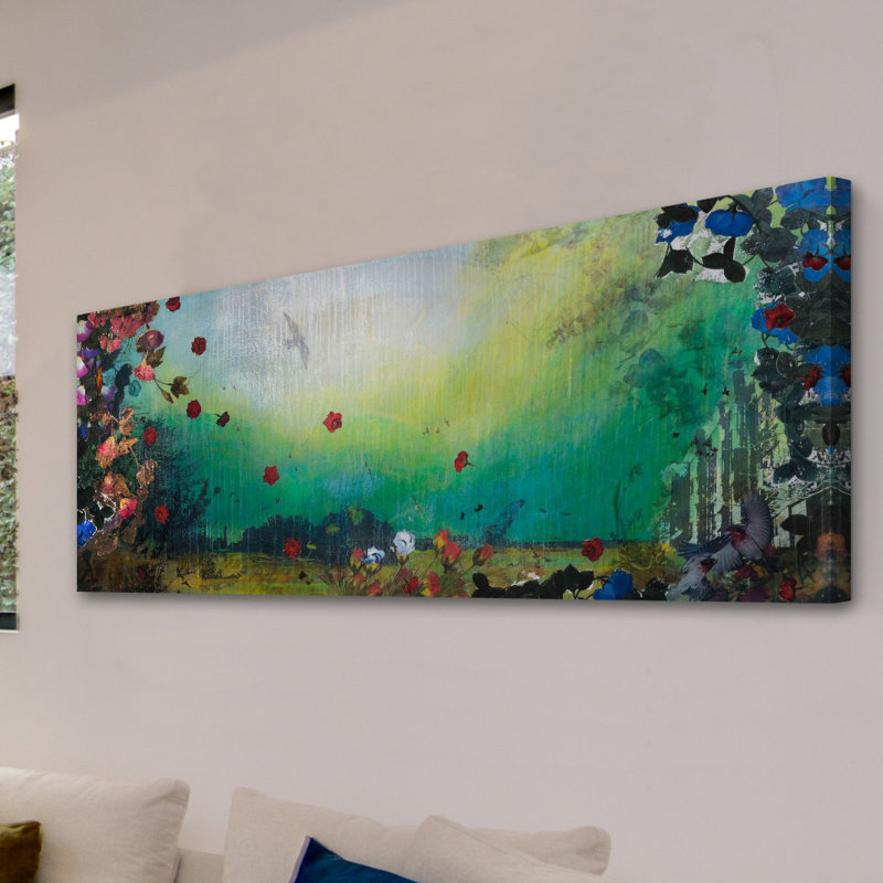 1 Piece Wrapped Canvas Wall Art, 25cm H x 76cm W x 3.81cm D