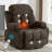 Swinging Recliner Massage Heated Sofa-1730128096