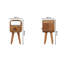 Gelsomina 20cm W Solid Wood Bedside Table-1396529081