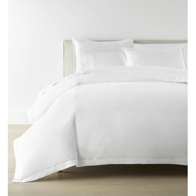 CLASSIC EMBROIDERED QN DUVET SET DECO WHT