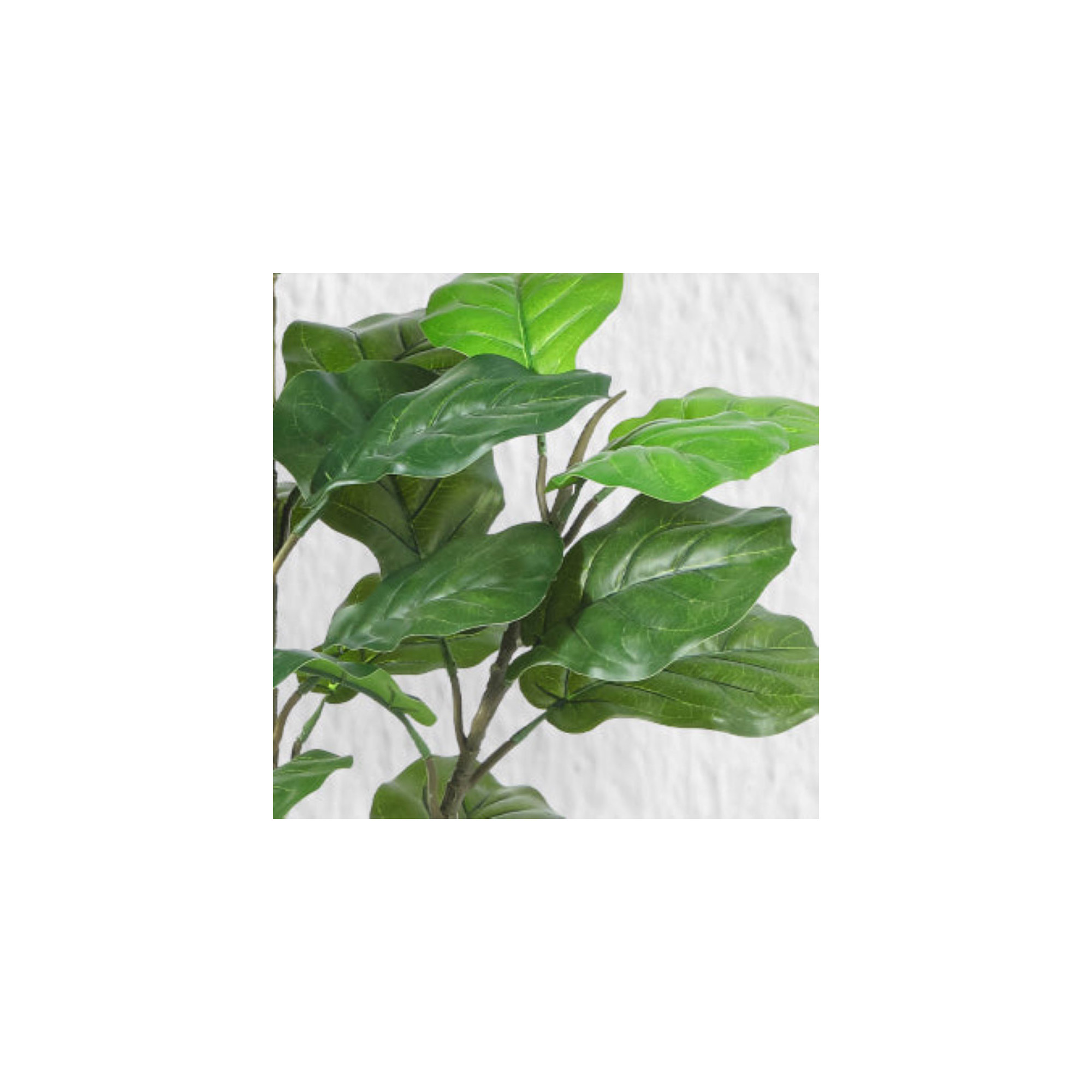 Faux Fiddle Leaf Fig Tree in Pot, 48''