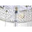 Ensemble de base de lampe de table 18 po en chrome