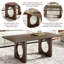  Table basse rectangulaire en bois 47,2 po Modern Farmhouse
