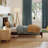 Amandah Low Profile Solid Wood Panel Bed-1063239671-1063239674
