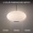 Illusion Dimmable LED Pendant With Oval Shaped Glass Shade, Adjustable Color Temperature-86681431-86681430