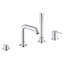 Essence New Single Handle Deck Mounted Roman Tub Faucet with Diverter and Handshower-392113830