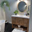 Meuble-lavabo simple sur mesure