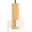 Luminaire suspendu rectangulaire en grappe 9 lumières Bakari